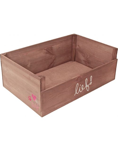 lief! Girls houten ligbed 70x45 cm