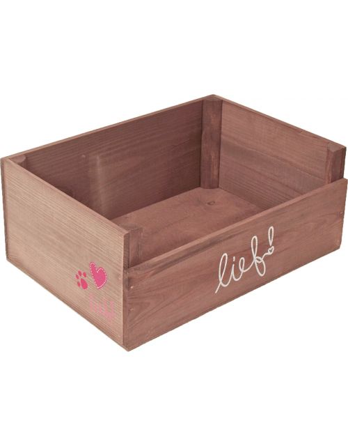 lief! Girls houten ligbed 50x35 cm