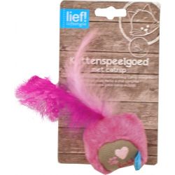 lief! Girls kattenspeelgoed crinkle bal (Besteléénheid per 3)