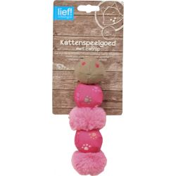 lief! Girls kattenspeelgoed rammel rups (Besteléénheid per 3)