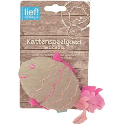 lief! Girls kattenspeelgoed vis (Besteléénheid per 3)