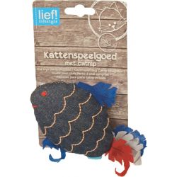 lief! Unisex kattenspeelgoed vis (Besteléénheid per 3)