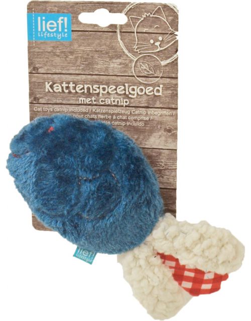 lief! Unisex kattenspeelgoed wrestling fish (Besteléénheid per 3)