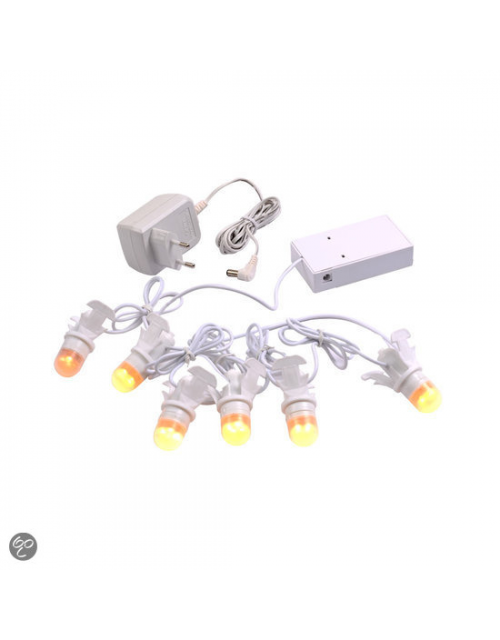 LuVille Chain of 6 led light bulbs