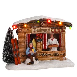 Luville Christmas market battery operated - l13,5xw10,5xh9,5cm