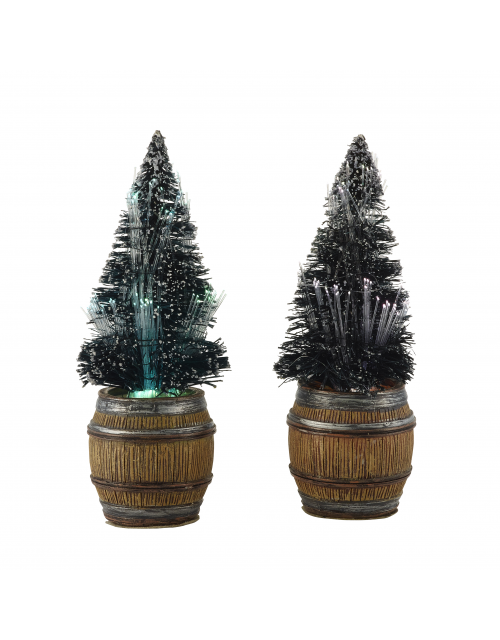 LuVille Christmas tree in barrel 2 pieces