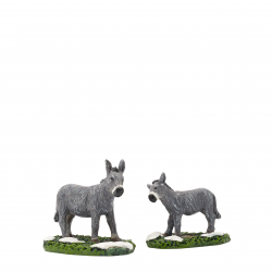 LuVille Donkey and foal 2 pieces