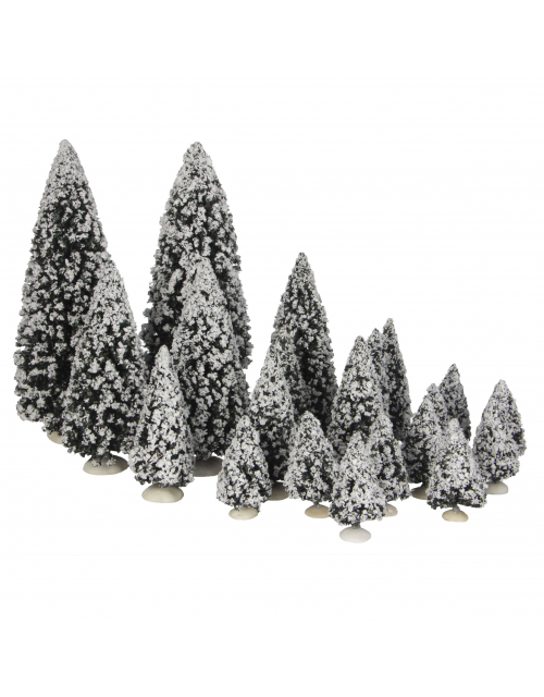 LuVille Evergreen tree assorted 21 pieces