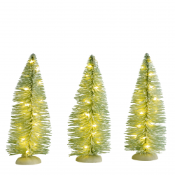 LuVille Frosted tree 3 pieces