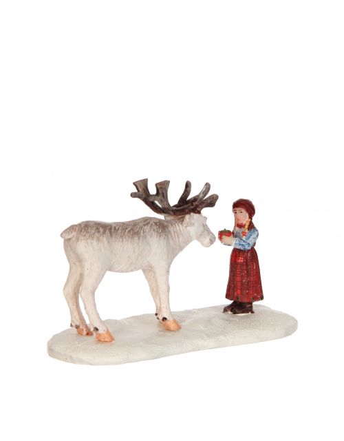 LuVille Girl and Reindeer