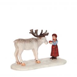 LuVille Girl and Reindeer