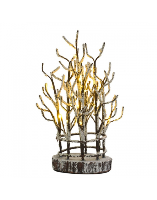 LuVille lighted tree on wood base