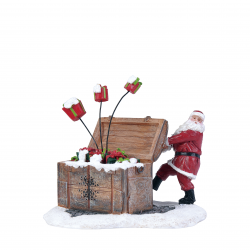 LuVille Santa's gift box