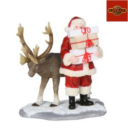 LuVille Santa with Deer