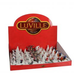 LuVille Winter scenery lighted