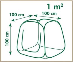 Nature Tuinkashoes voor vierkante metertuin H100 x 100 x 100cm - afbeelding 6