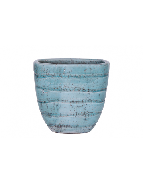 TS Plantenbak binnen Elize turquoise 24x13 cm