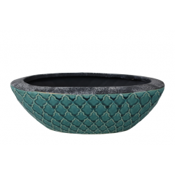 TS Plantenbak binnen Trento turquoise 32x16 cm