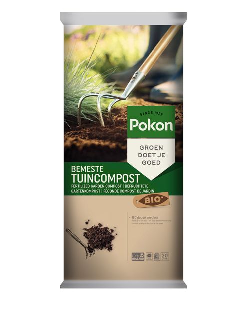 Pokon Bemeste Tuincompost Bio 40L