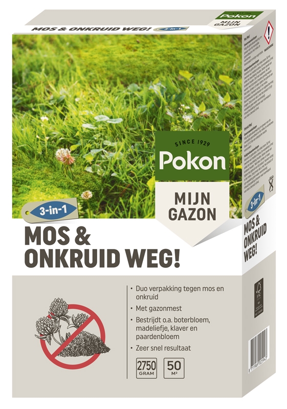 Pokon Mos Onkruid Weg Voor 25m2 AVRI Bloem En Tuincentrum