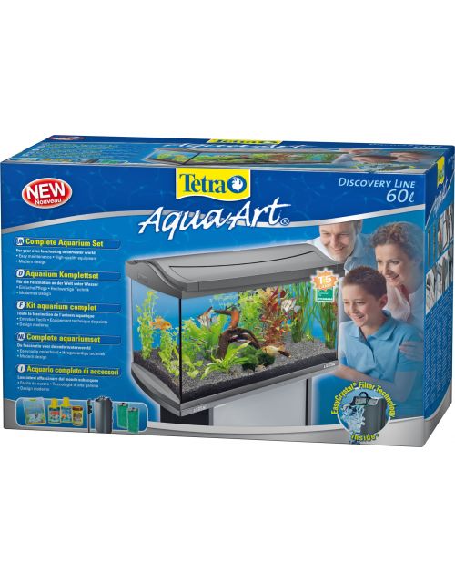 Tetra aqua-art aquarium 60 ltr.grij