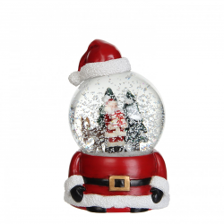 LuVille Waterglobe Santa and tree