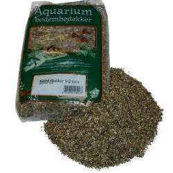 Aquarium grind donker 1-2 zak 8 kg - afbeelding 1