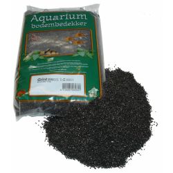 Aquarium grind edelspit zwart 1-2 zak 8 kg