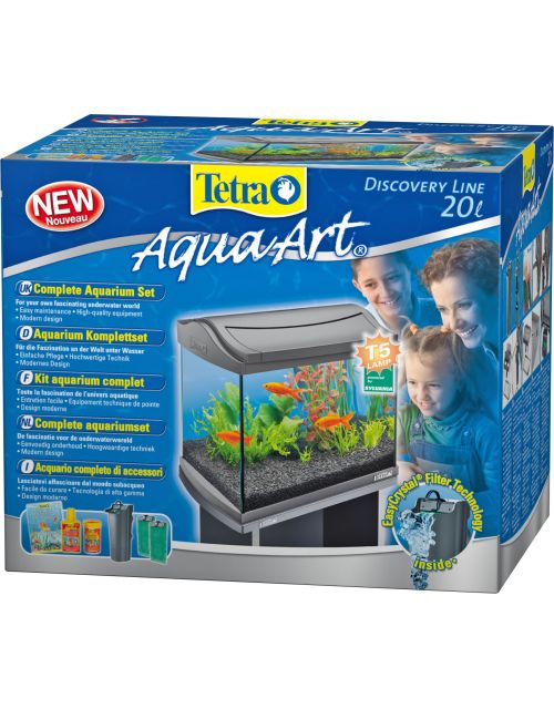 Tetra aqua-art aquarium 20 ltr.grij