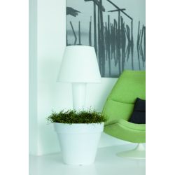 Elho Pure Twilight 50 - Bloempot - Transparant - Binnen & Buiten  - Ø 49.5 x H 91.5 cm - afbeelding 3