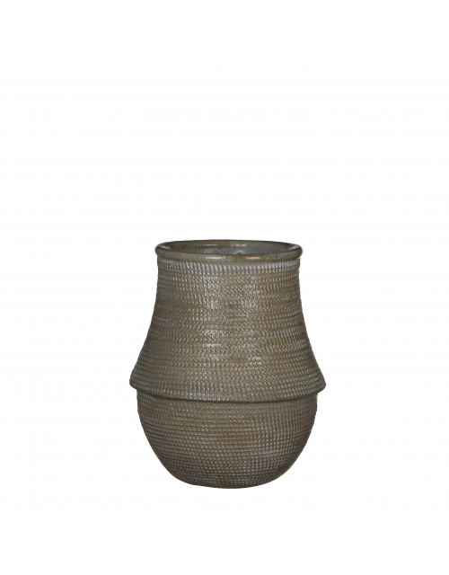 Roel Vaas Beige - H20Xd15Cm