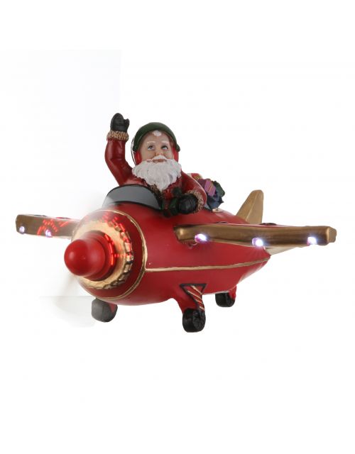 LuVille Santa's plane joyeux noel