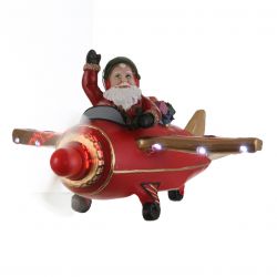 LuVille Santa's plane joyeux noel