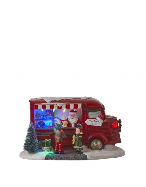 LuVille Santa's toy stand red