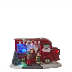 LuVille Santa's toy stand red