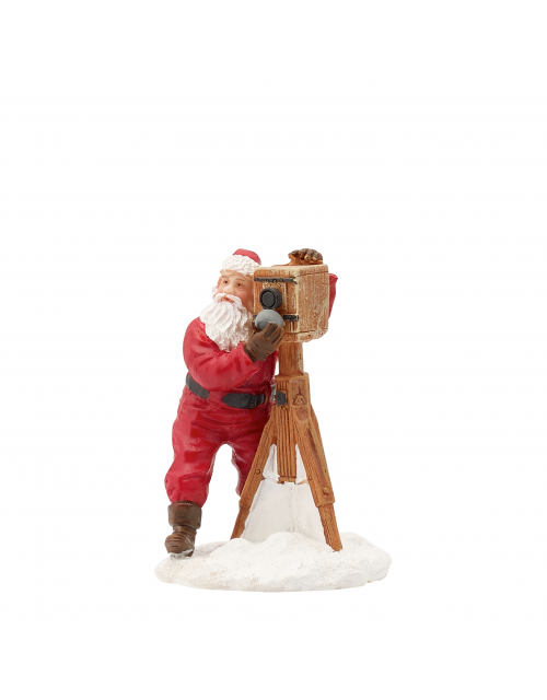 LuVille Santa takes a photo