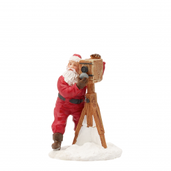 LuVille Santa takes a photo