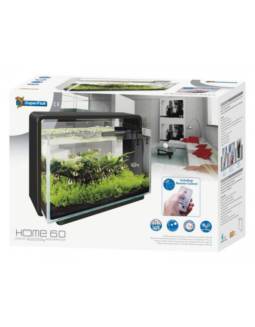 Sf Home 60 Aquarium Zwart