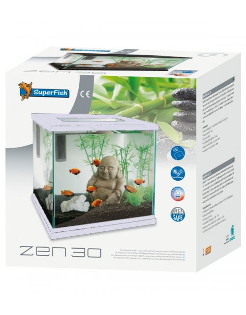 Superfish Zen 30 Aquarium Wit