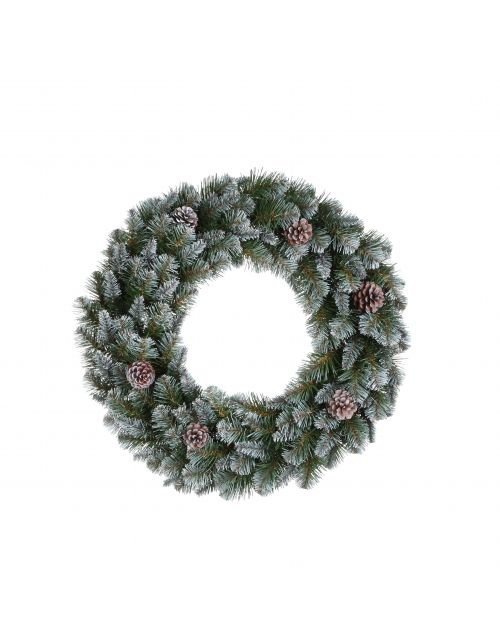 Triumph  Tree Empress Krans Groen Frosted  - D45Cm