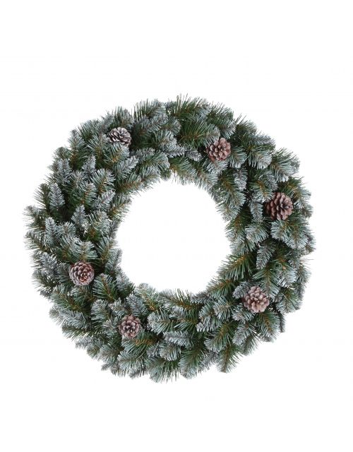 Triumph  Tree Empress Krans Groen Frosted  - D60Cm