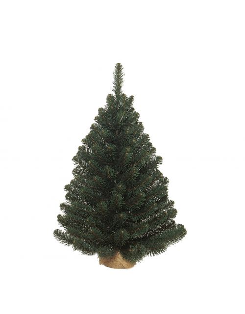 Triumph  Tree Alpine Kerstboom W Burlap Groen  - H90Xd66Cm