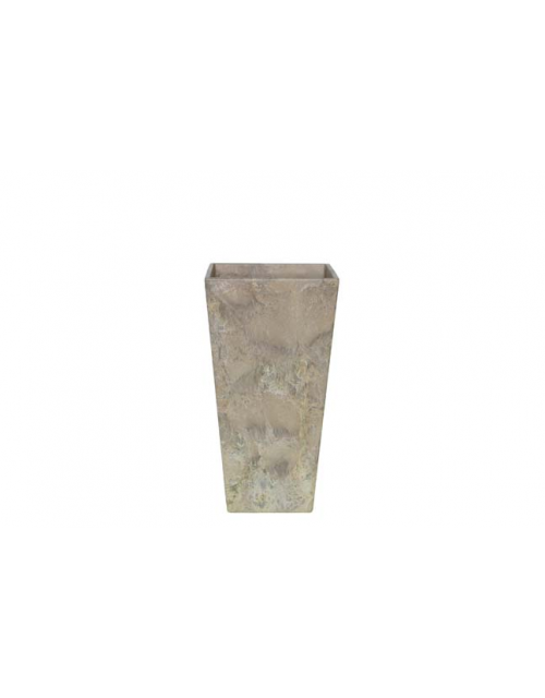 Artstone Vaas kunststof Ella taupe 19x19 cm