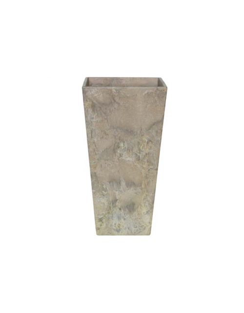 Artstone Vaas kunststof Ella taupe 40x40 cm