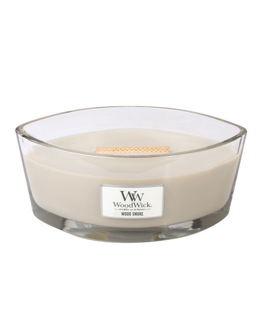 Wood Smoke Ellipse WoodWick HeartWick Candle